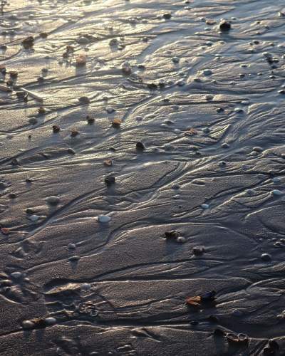 structuren in het zand